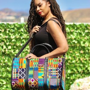 Original West African Duffle Bag (Blue)